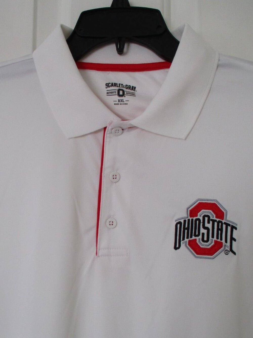 Scarlet & Gray Mens S/S NCAA "Ohio State" Polo Shirt NWOT - Size XL*